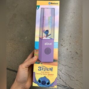 NWT Disney Stitch Dancing Water Speaker